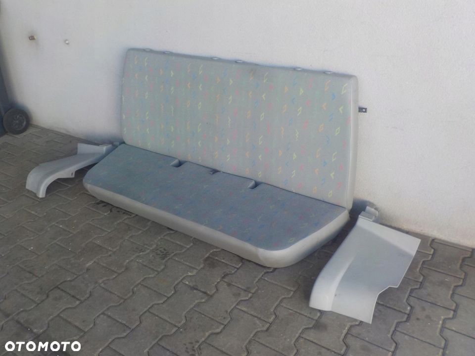 VW T5 DOKA DUBELKABINA FOTEL KANAPA ŁAWKA TYŁ - 4