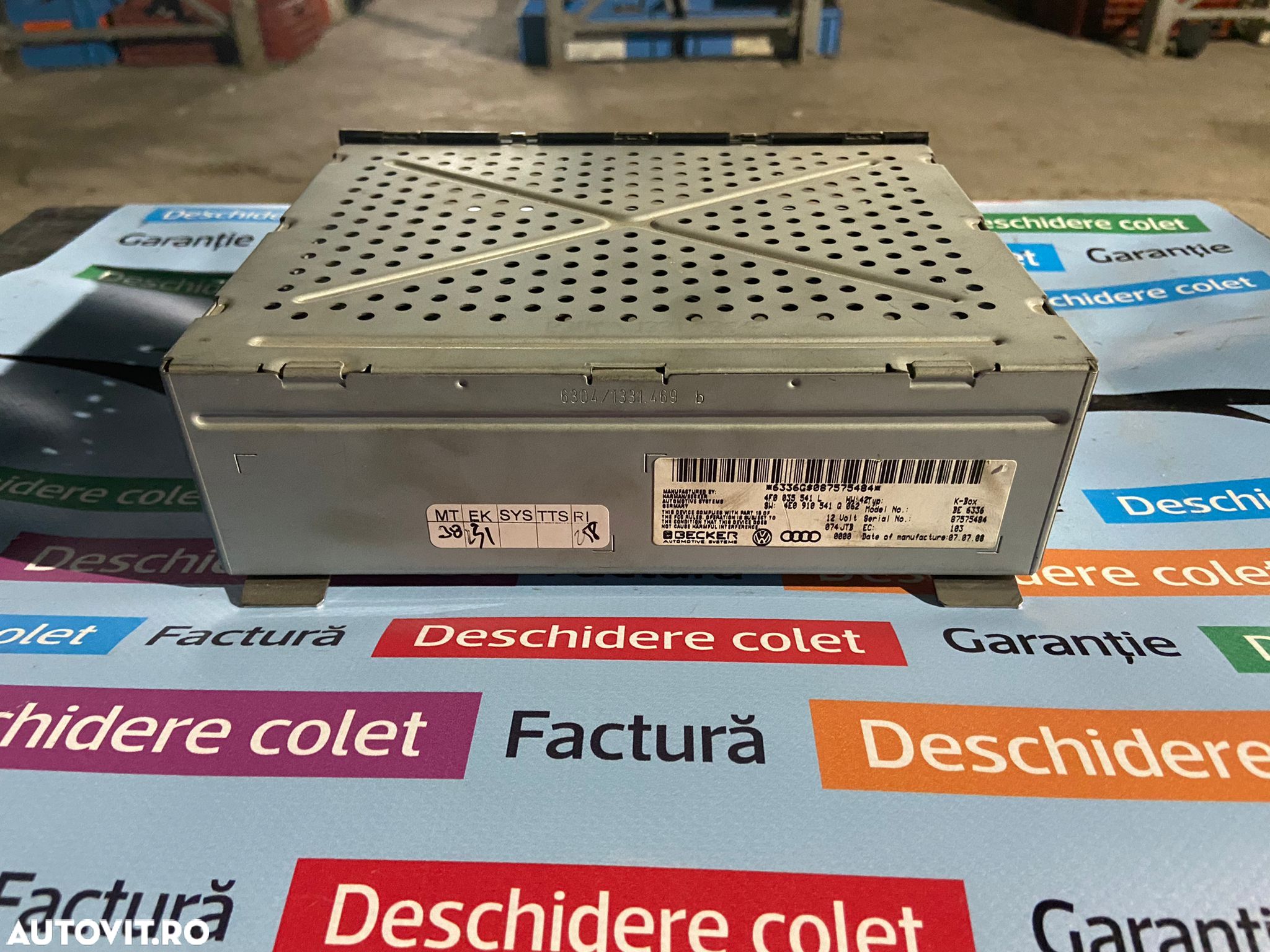 Modul control amplificator radio Audi A6 C6. 4F0035541 - 1