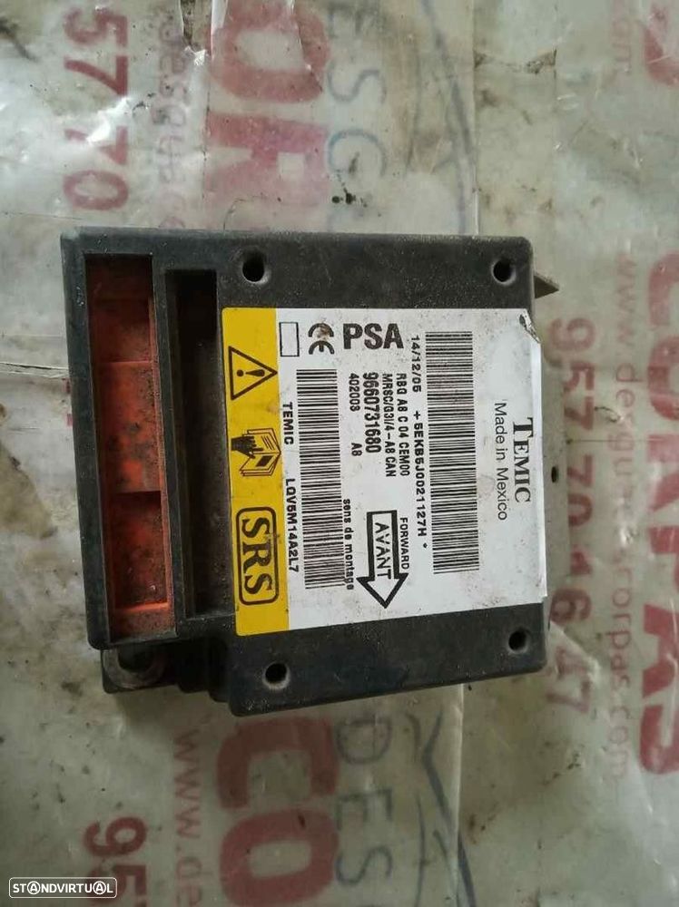 CENTRALINA AIRBAG CITROEN C3 I 2004 -9660731680 - 4
