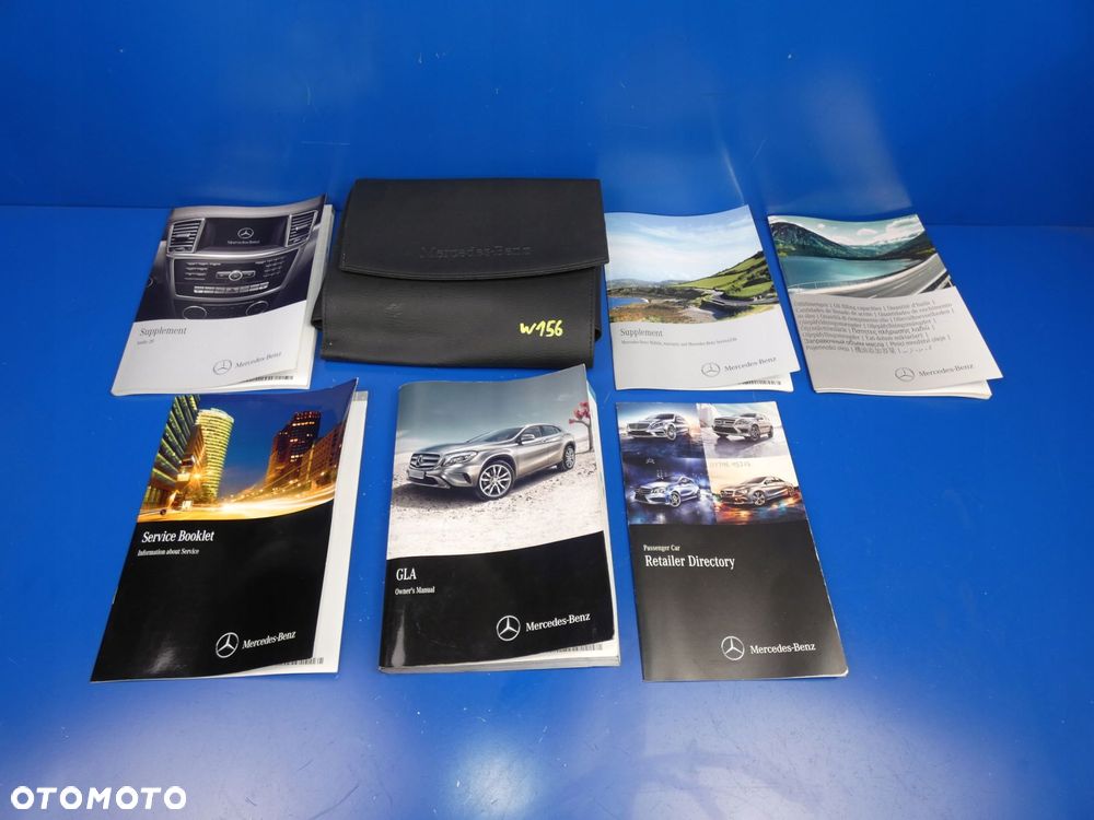 Mercedes GLA W156 X156 KSIĄZKI INSTRUKCJA OBSŁUGI ETUI POKROWIEC - 1