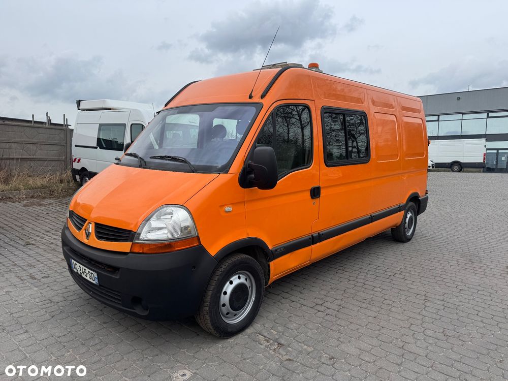 Renault Master Brygadówka 2009 r. 9 Osobowy 3 rzędy siedzeń 2m paka - 1