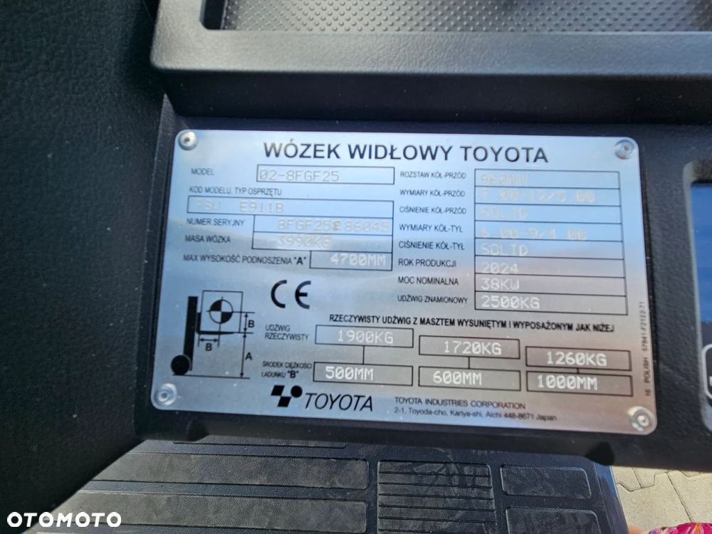 Toyota 02-8FGF25 - 6