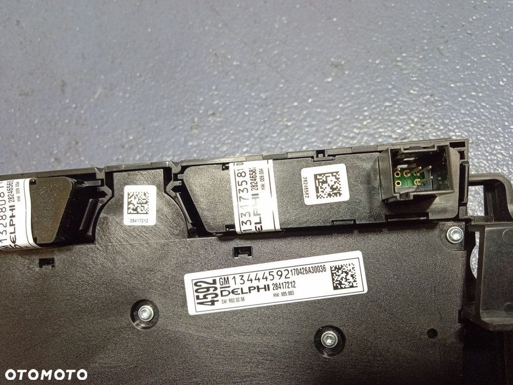 OPEL ASTRA J RADIO CD400 PLUS WYŚWIETLACZ PANEL KOMPLET 13444592 - 8