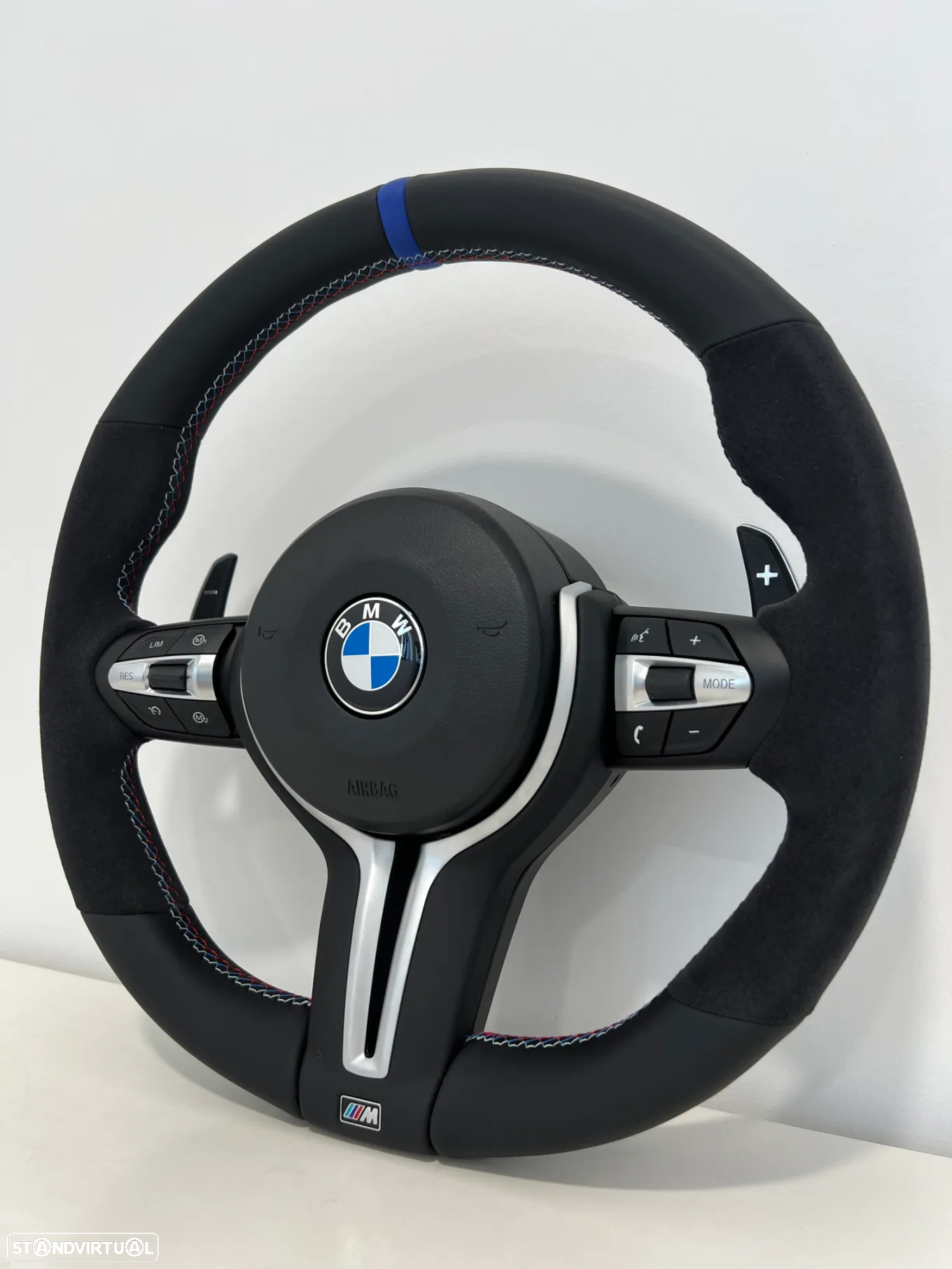 Volante Alcântara Pack M com patilhas Bmw F20/ F30 / F31 - 2