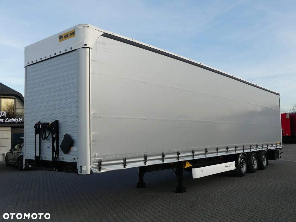 Wielton MEGA / FIRANKA / OŚ PODNOSZONA / ZADBANA / DACH PODNOSZONY / - 2