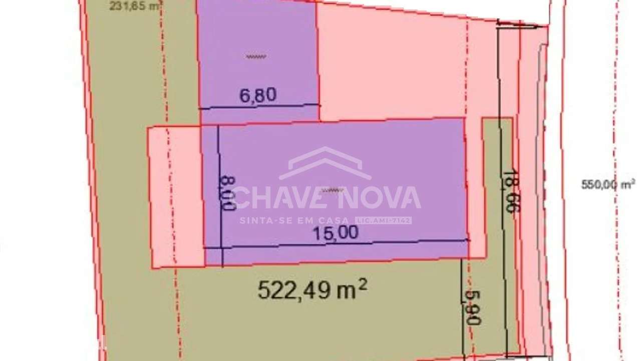 PS - Terreno plano com 550m² em Espinho. - Grande imagem: 3/3