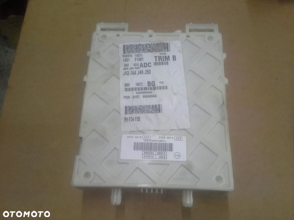 Ford Fokus MK3 1.6 Ti 105KM IQDA zestaw startowy komputer BV61-12A650-AC  S180127005 stacyjka 2 klucze immo i inne EU - 11