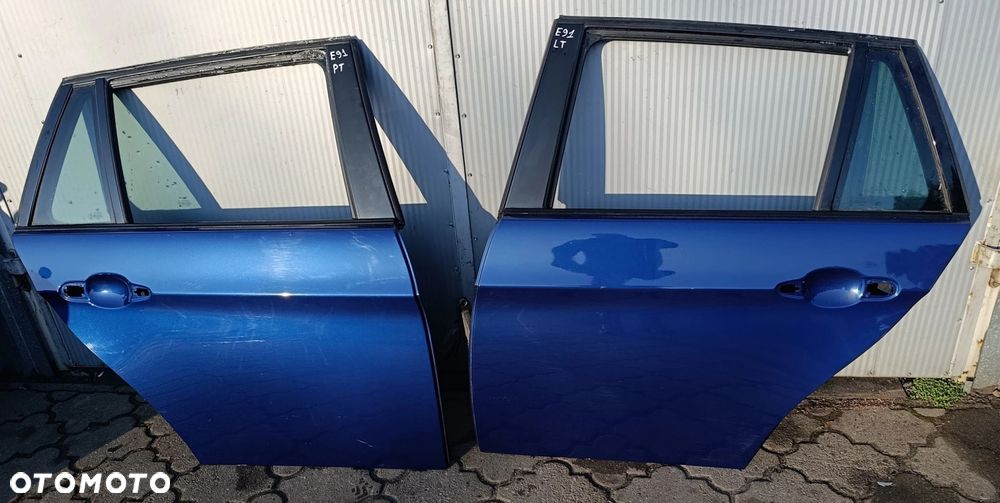 BMW E91 drzwi tylne tył lift kolor LE MANS BLAU METALLI - 1