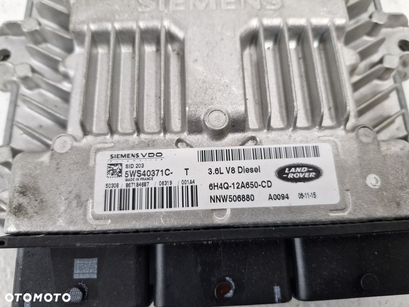 range rover l322 lift 3.6 td v8 komputer sterownik silnika ecu 6h4q-12a650-cd - 3