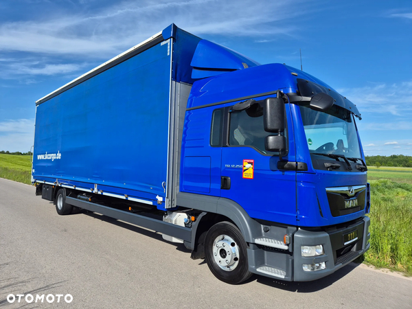 MAN TGL 12.250 2019 BURTO FIRANA + winda 8.4m z Niemiec / TOP STAN / OKAZJA / firanka / automat /