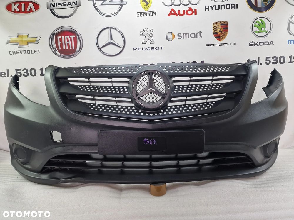 MERCEDES VITO W447 14- ZDERZAK PRZEDNI PRZÓD , NR A4478800470 / A4478801000 , NR AUKCJI NZ1367 - 1