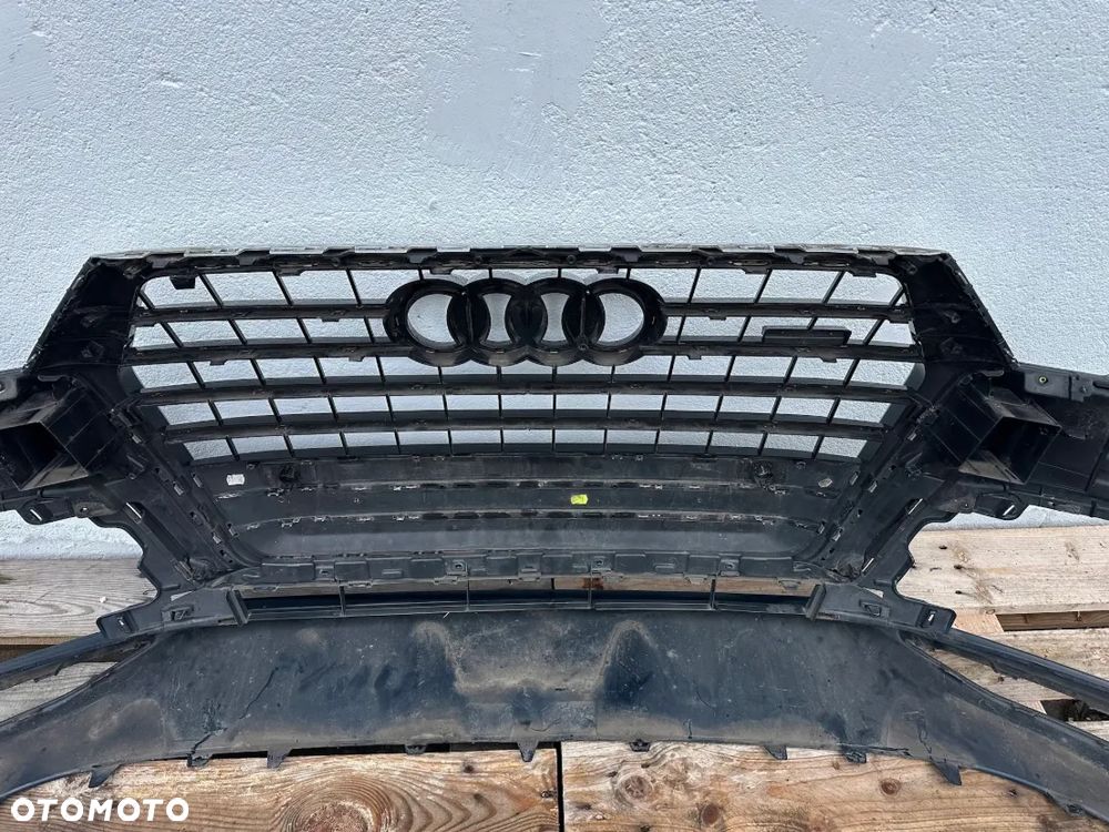 ZDERZAK PRZÓD PRZEDNI AUDI Q7 4M 4M0 II 2 2015- S-LINE 4M0807437 + GRILL - 9