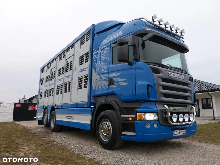 Scania R420 DO ŻYWCA / ZWIERZĄT / BYDŁA TRZODY CHLEWNEJ/ 3 POKŁADY / WAGA EL. / EURO 5 / OŚ SKRĘTNA / - 11