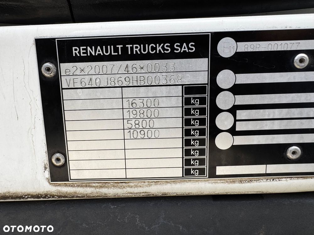 Renault D WIDE 16-260 Chłodnia - 30