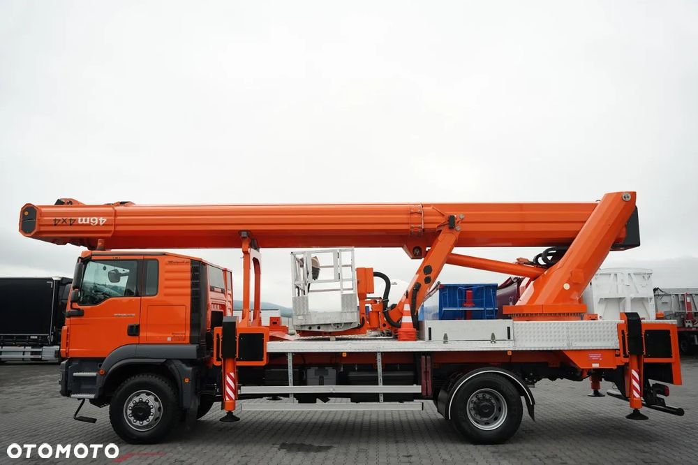 MAN TGM 18.290 / 4x4 / PODNOŚNIK KOSZOWY / WYSOKOŚĆ ROBOCZA 46M / MANUAL - 12