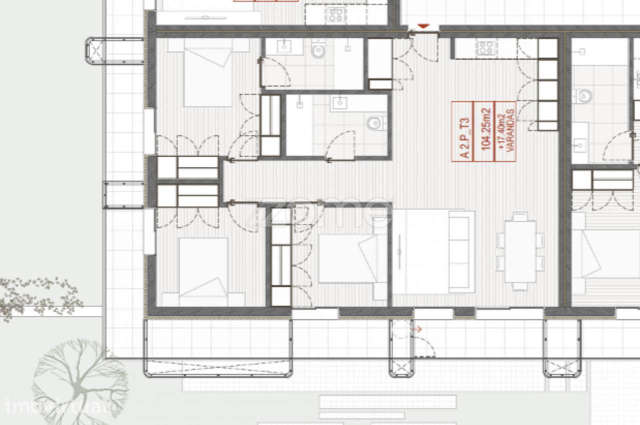 T3 Novo com Suite, Garagem e Varanda | Vizela - Grande imagem: 4/21