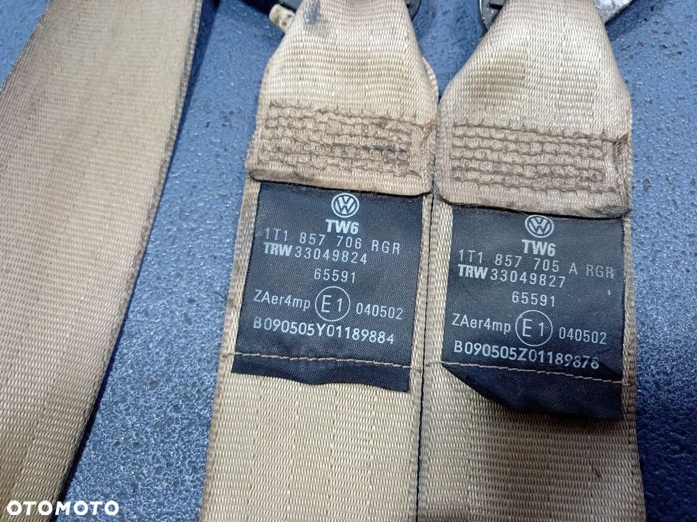 VW TOURAN I DESKA ROZDZIELCZA PODUSZKI PASY - 11
