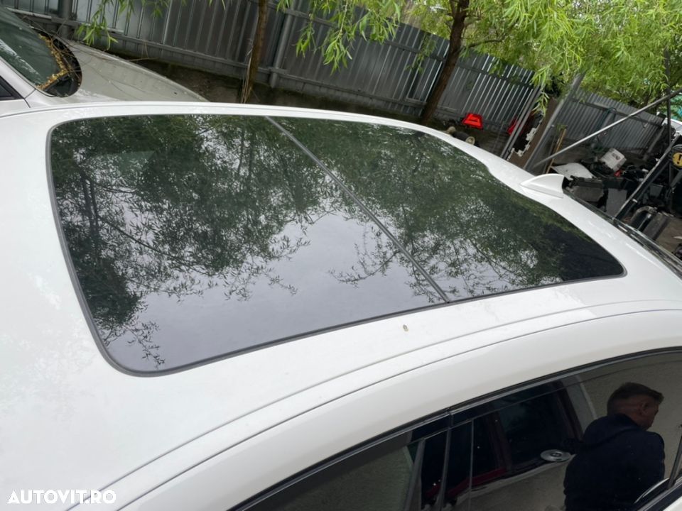 trapa panoramică panorama plafon negru Interior usa uși Bmw G11 G12 seria 7 750li 750ld long geam sticla 730xdL 740Ld perdeluța usa spate - 1