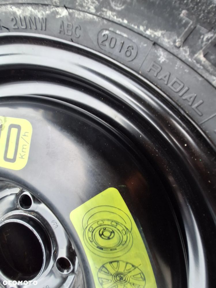 KOŁO DOJAZDOWE 15 CALI- 4x108/ ET15 - CITROEN C3 / 2016 rok - 3
