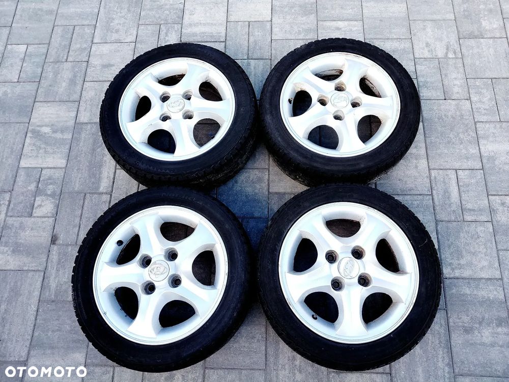 FELGI Z OPONAMI KOŁA ALUMINIOWE HYUNDAI COUPE NISSAN HONDA KIA MITSUBISHI VOLVO R15 4X114,3 67,1 mm NR42 - 1