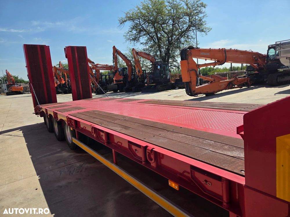 Bodex JANMIL-3 axe SAF, rampe DUBLE, axe SAF, extensii lemn la 3m latime, axa liftabila, lungime podea 9m, anv Goodyear, 2 roti rezerva, axa viratoare spate, rampe interior acces gat lebada, cutie lanturi, posibilitate leasing 5 ani-PROMOTIE 58.900 EUR+Tva - 9