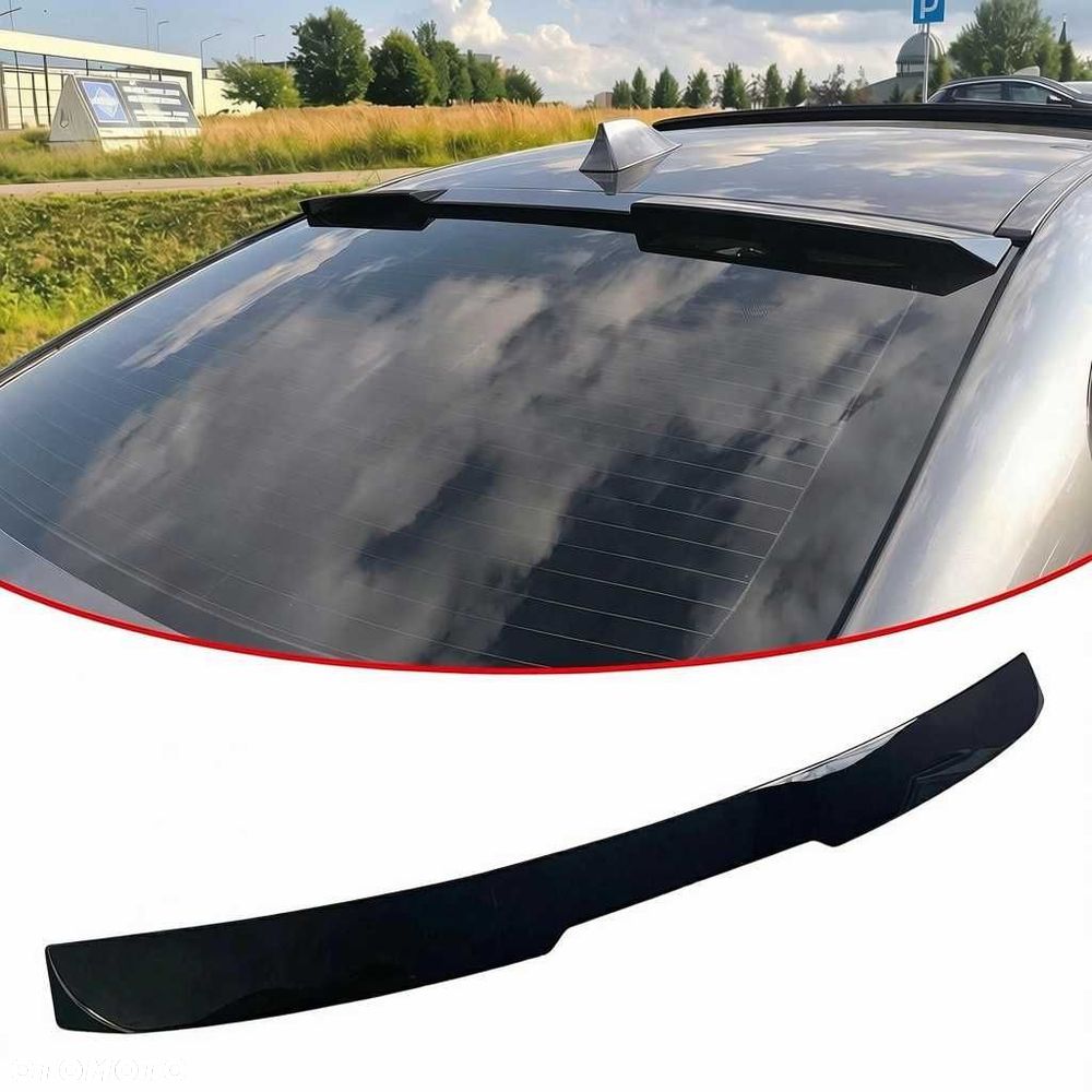 Tylna Lotka Daszek BMW F10 NA Dach Szyba M4 LOOK SPOILER CZARNY POŁYSK