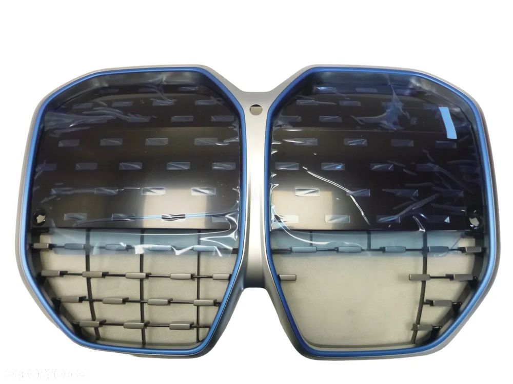 BMW I4 4 G26 GRILL NERKA ATRAPA CHŁODNICY NIEBIESKA BLUE ORYGINAŁ - 1