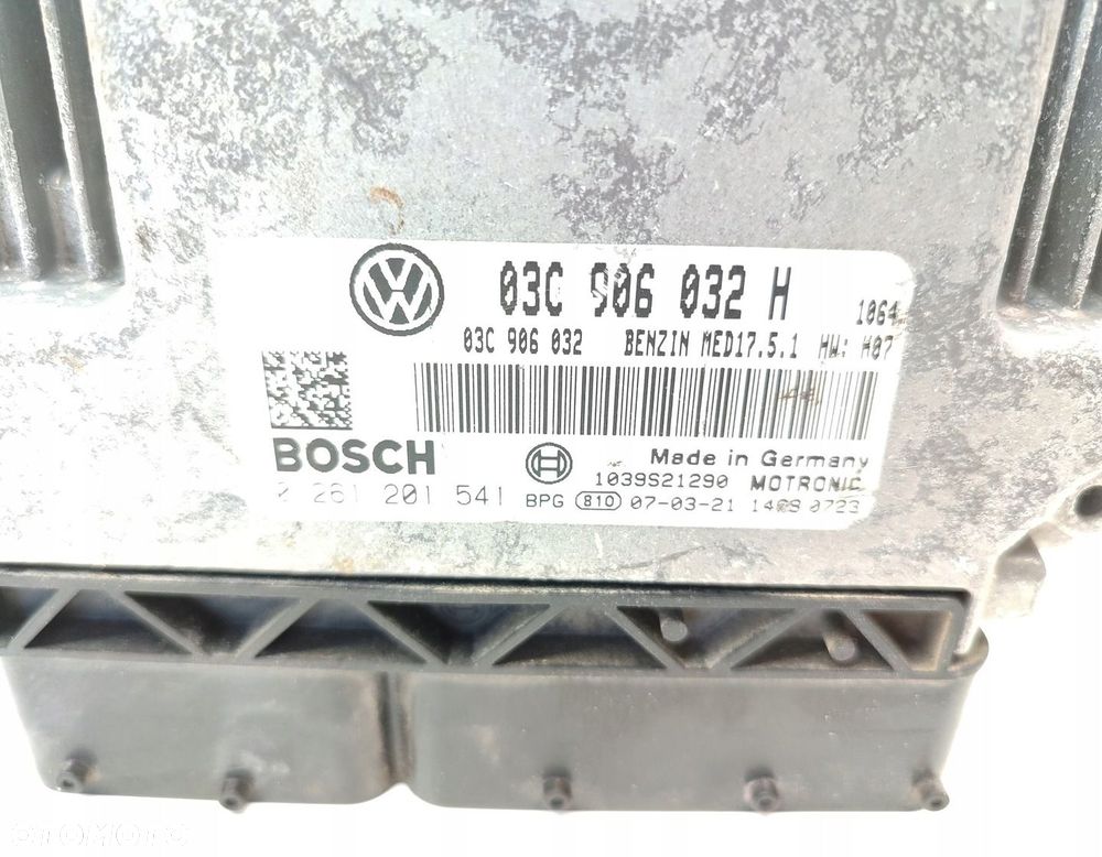 KOMPUTER SILNIKA STEROWNIK VW TOURAN 1.4 TSI 03C906032H 0261201541 - 2