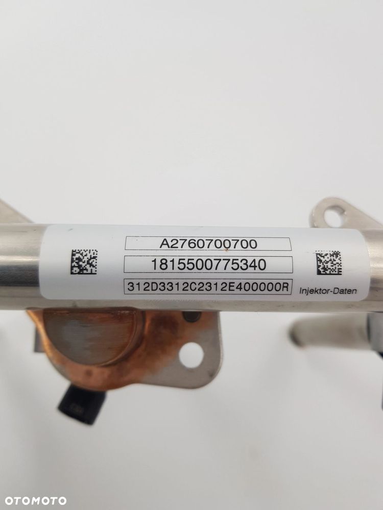 NOWE ORYGINALNE WTRYSKIWACZE LISTWA WTRYSKOWA MERCEDES M276 A2560700187 - 8