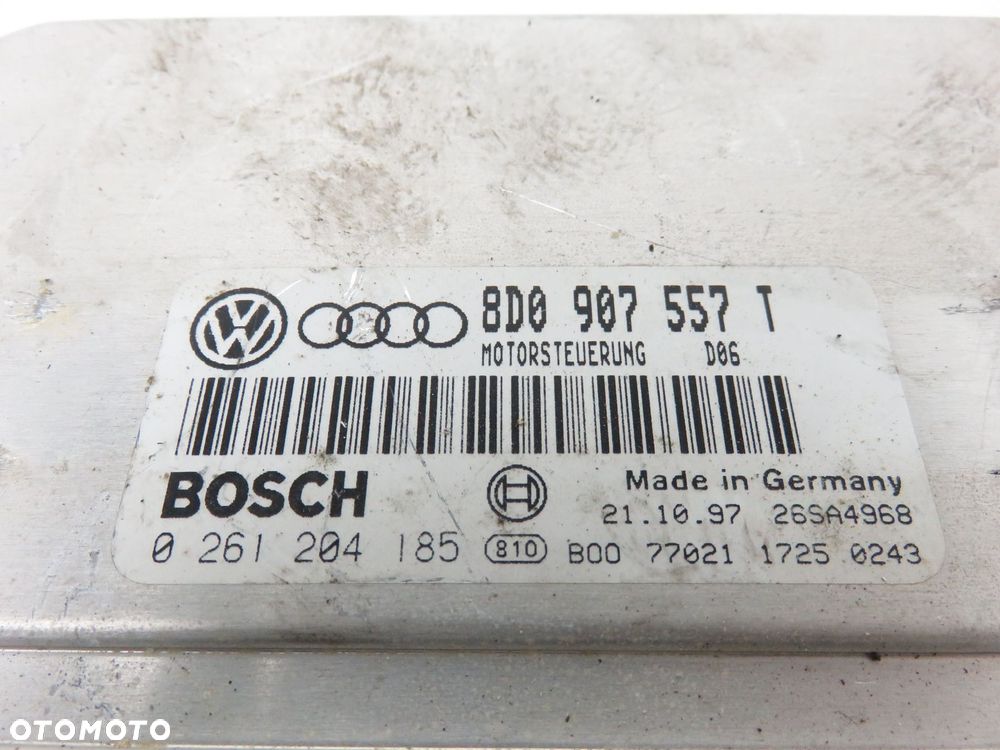 STACYJKA STEROWNIK AUDI A4 B5 1.8 T 8D0907557T 0261204185 4B0905851 - 7