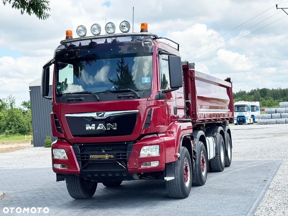 MAN TGS 35.460 // 8X4 // MANUAL // RESOR // MEILLER KIPPER 16 m3-3STRONNY // BURTA 110 // DWIE KAMERY // Z NIEMIEC - 3