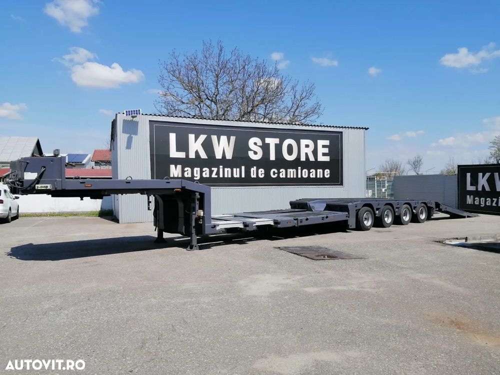 Langendorf Trailer-Tiefbett, 4 Axe, 59 to, extensie, TOP !!! - 4