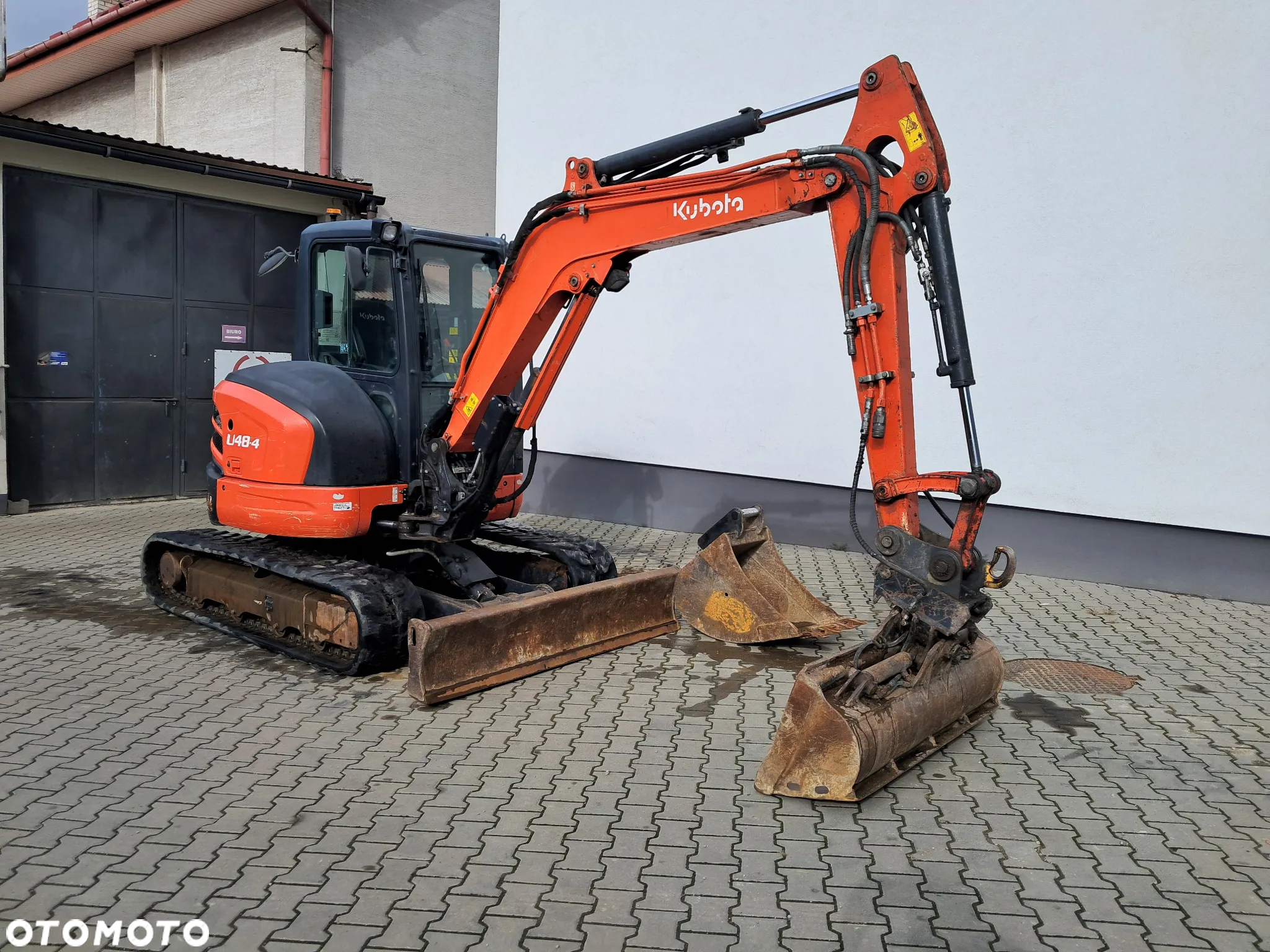 Kubota u48-4 waga 5t TON skarpówka hydrauliczna 3200mtg* 2019r *  oświetlenie *dodatkowe linie hydrauliczne 2 łyżki lusterka minikoparka u55 u48 kx57 u50 jcb cat yanmar wacker - 2