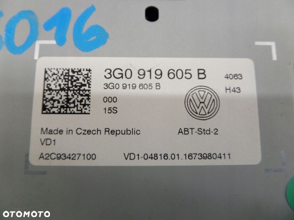 vw golf 7 vii fl b8 ekran dotykowy 3g0919605b - 3