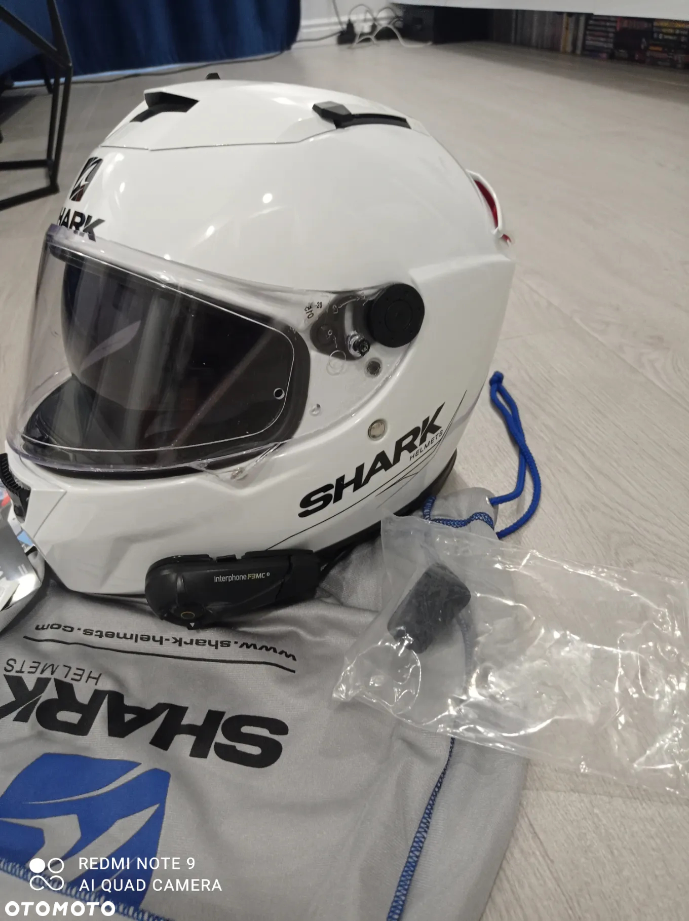 Kask Shark Speed -R Blank rozmiar XS + Interkom - 5