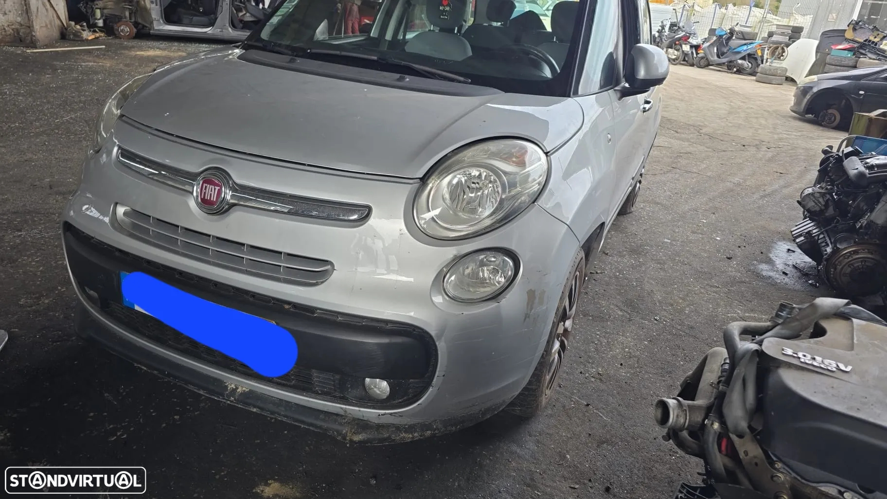 Frente completa sem airbags fiat 500 L - 2