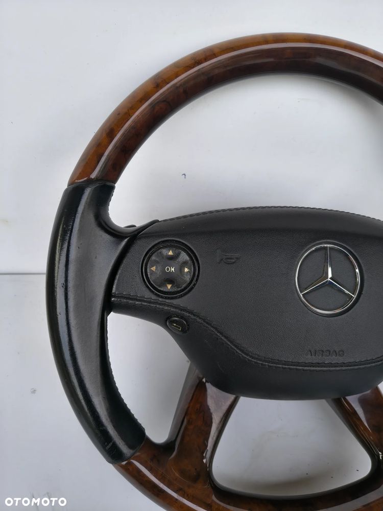 W216 CL 216 Z klasa w221 Kierownica z drewnem - 3