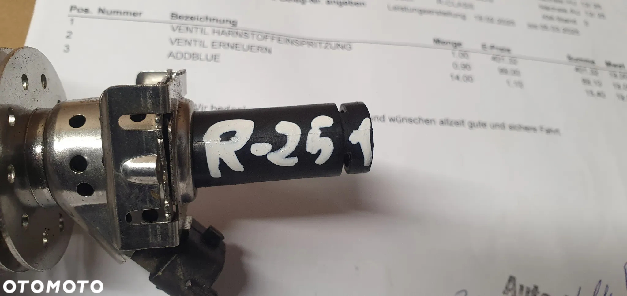 Wtryskiwacz wtrysk AdBlue Mercedes R-Klasa W251 3.0 CDI 987096044 V30-68-0017 - 6