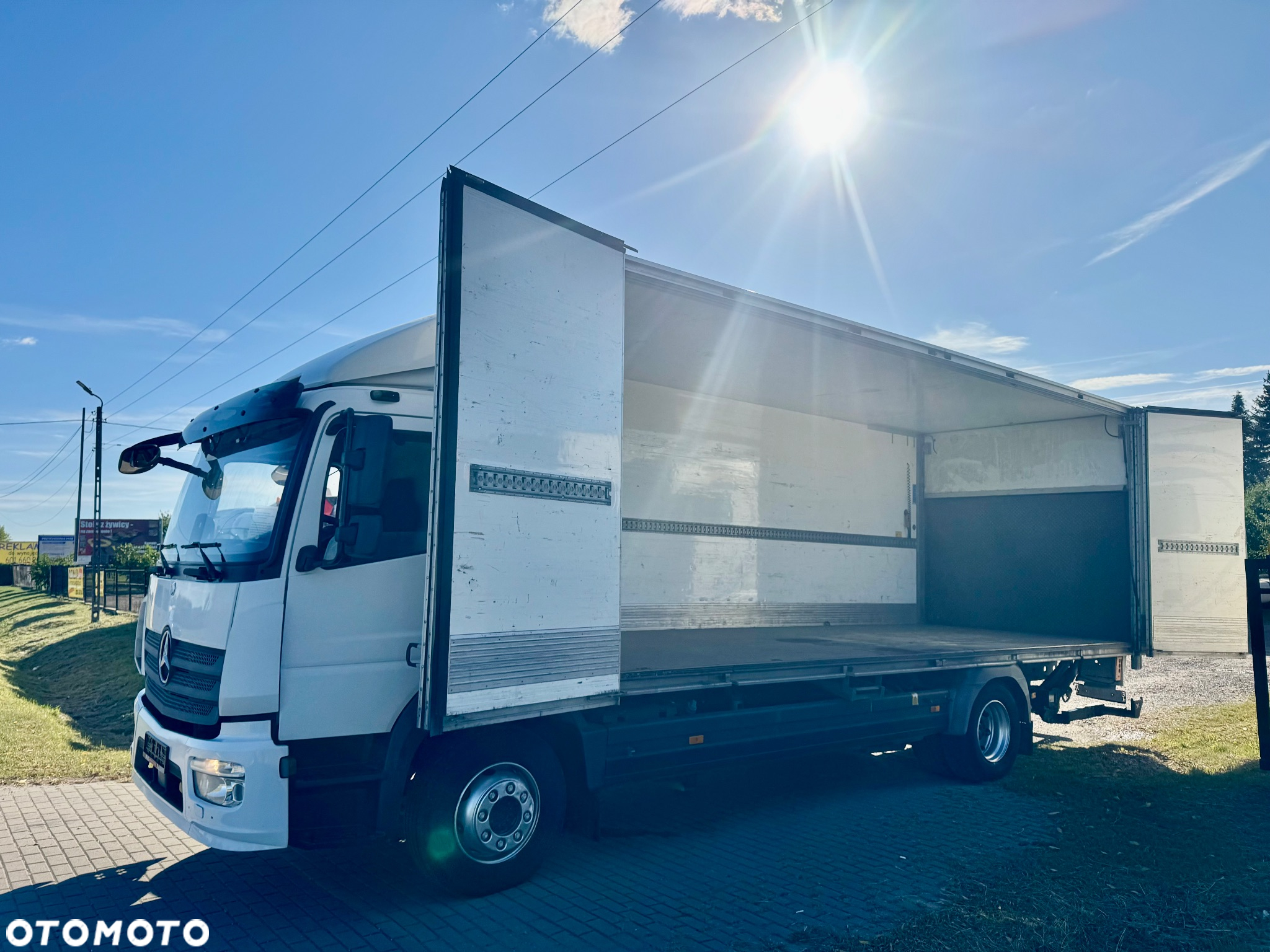 Mercedes-Benz Atego 1221 / 12000kg / OTWIERANY BOK / WINDA - 7