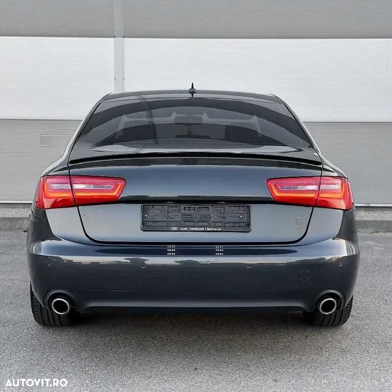 Eleron Lip Codita Portbagaj Audi A6 C7 Sedan Sline 11-18, Negru Lucios - 4