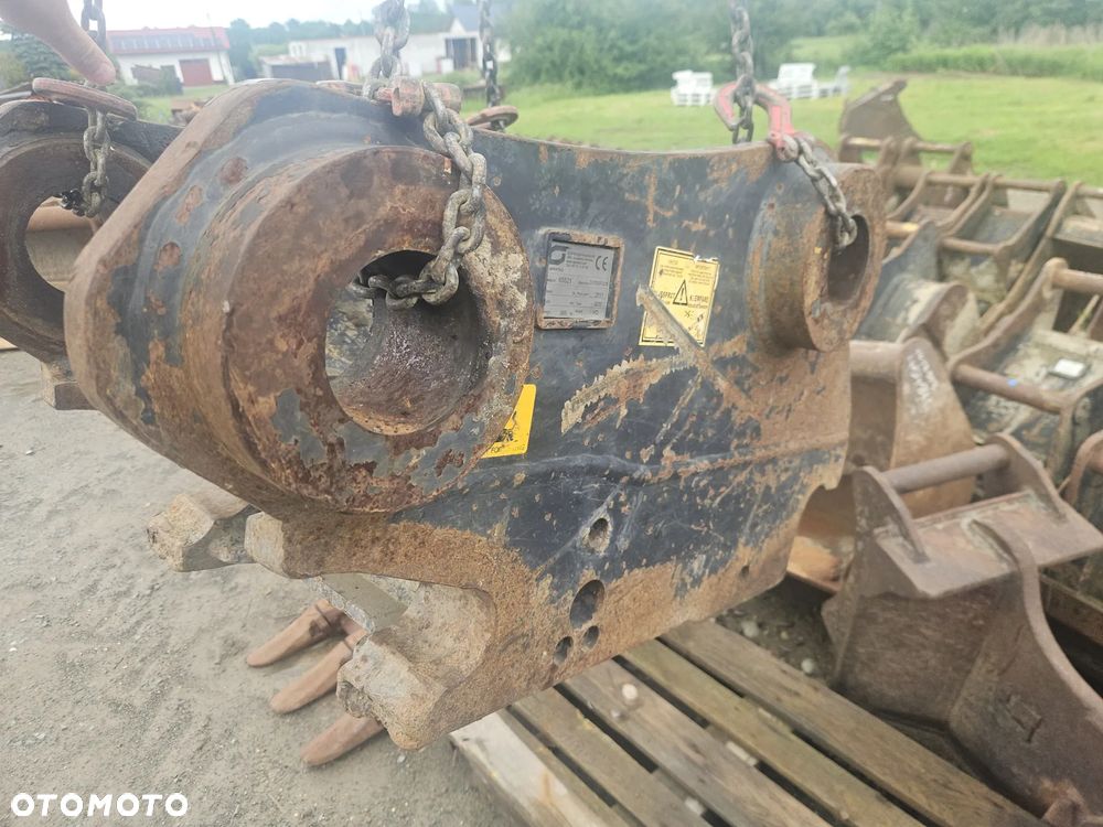 Szybkozłącze hydrauliczne S70 Gjerstad do koparki koparka CAT VOLVO HITACHI - 2