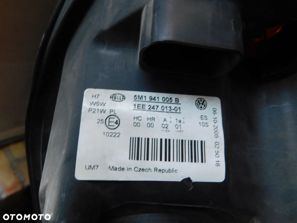 lampa lewa przód VW GOLF PLUS EUROPA - 9