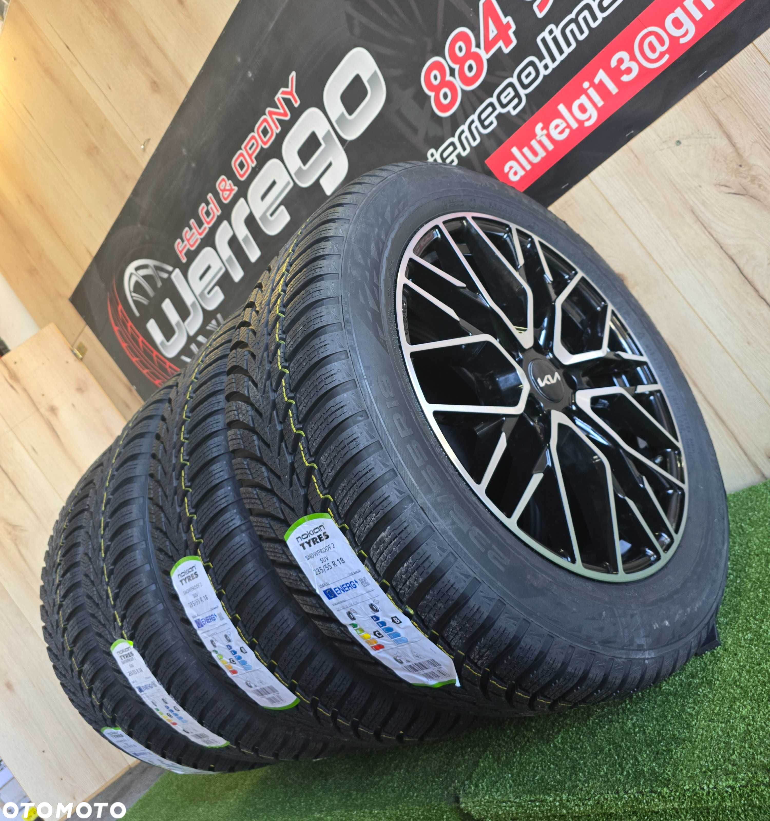 Koła Zimowe KIA SPORTAGE 18x5x114,3 Nokian SnowProof2 235/55/R18 - 2