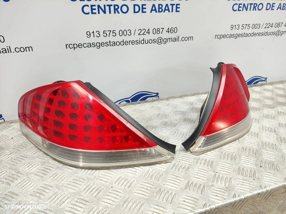 Farolim LED Tras Traseiro Esquerdo Direito Original BMW Serie 6 LCI E63 Coupe E64 Cabrio 6911892 6911891 2003 - 2010 - 5