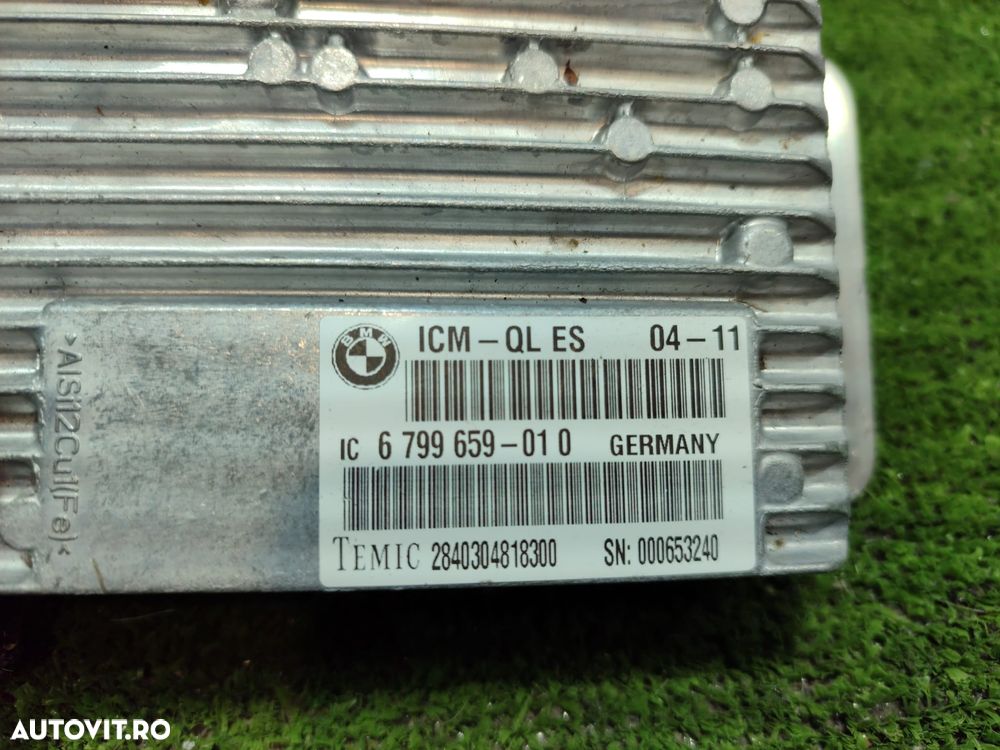 MODUL ICM / SASIU BMW SERIA 5 F10 F11 520D SE TOURING 2.0 DIESEL 2011 COD OEM 6799659 / 6799659-01 / BREAK 2010-2017 - 8