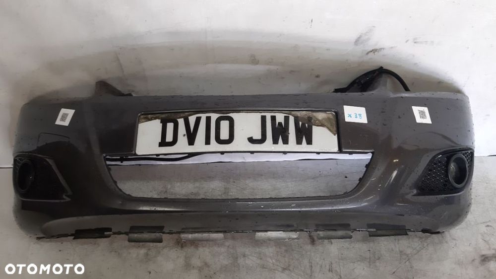 + ZDERZAK PRZÓD PRZEDNI DO OPEL ZAFIRA B LIFT FL Z177 SZARY GRAFITOWY HALOGENY