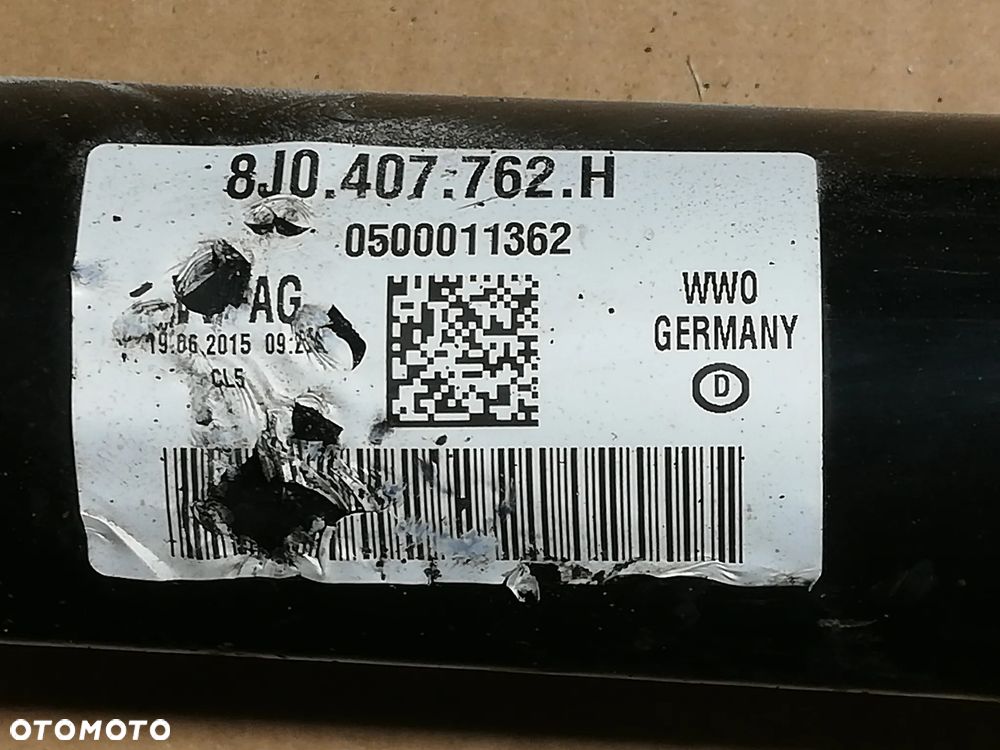 PÓŁOŚ prawa przód lewa prawa AUDI TT 8S 2.0 TDI 8J0407762H - 2