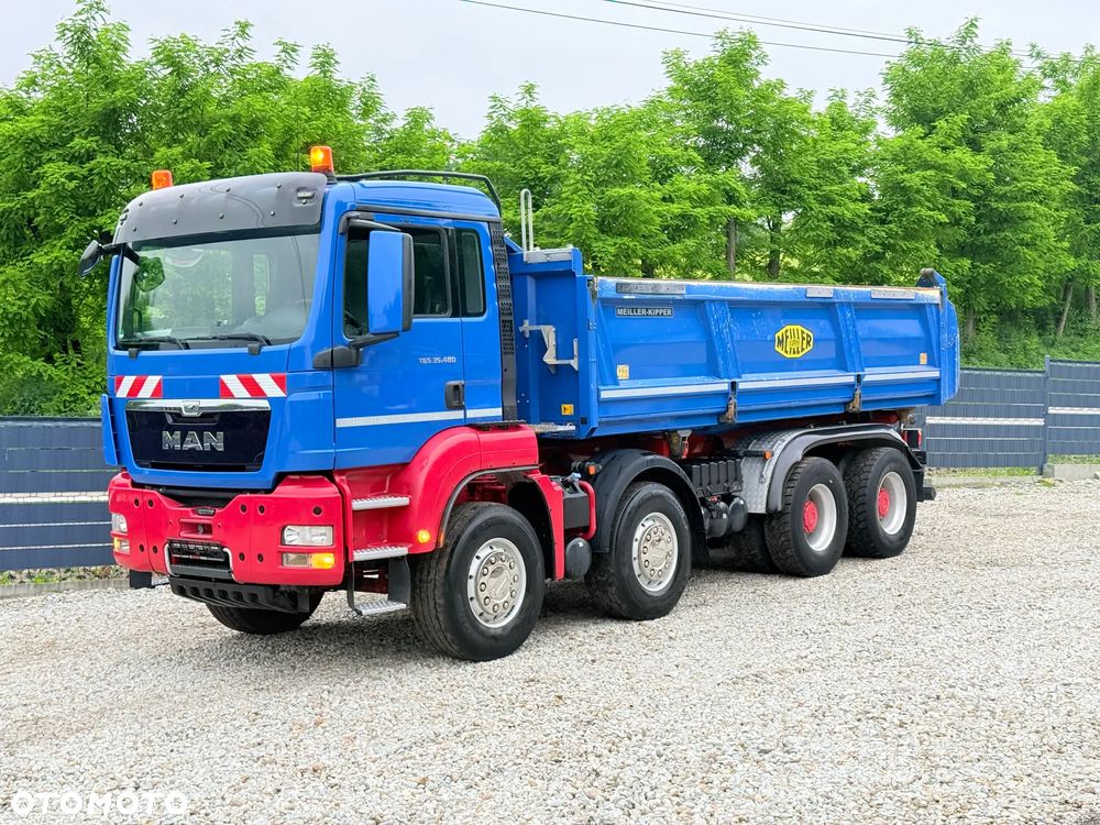 MAN * Kiper Bordmatic * MAN 35.480 TGS * Wywrotka * Napęd 8x4 * Sprowadzony * Euro 5 * - 2
