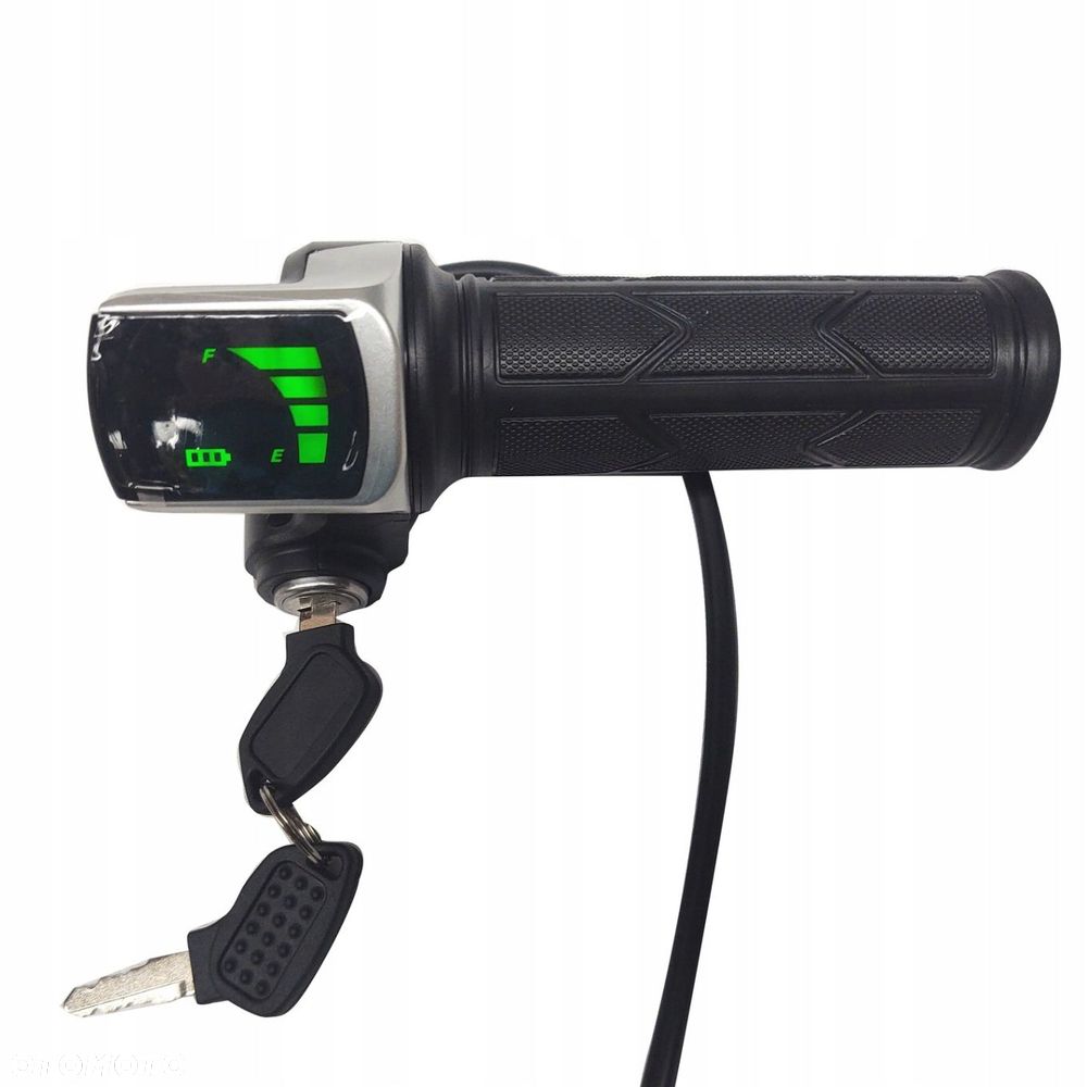 Manetka rączka gazu ze stacyjką wskaźnikiem 24V - 7