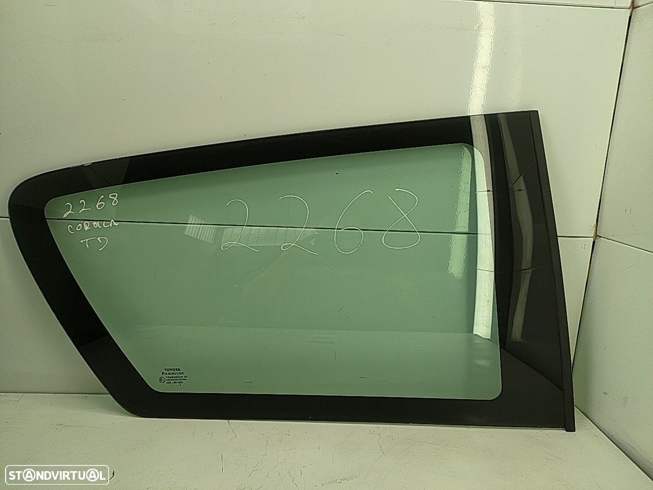 Vidro Lateral Painel Tras Direito Toyota Corolla (_E12_) - 1
